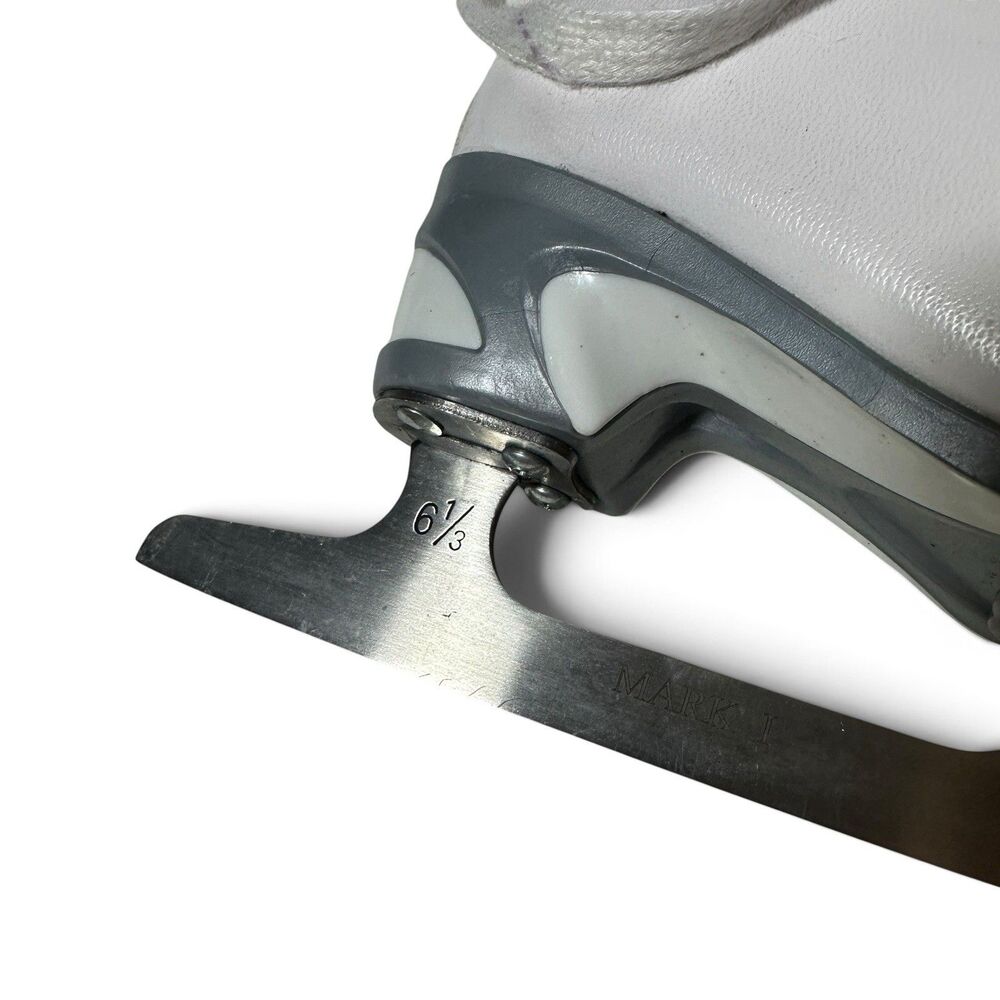Soft Skate by Jackson Figure Ice Skates US Youth/Junior Size 8- White, 6 1/3 - Picture 4 of 7